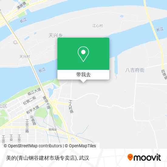 美的(青山钢谷建材市场专卖店)地图