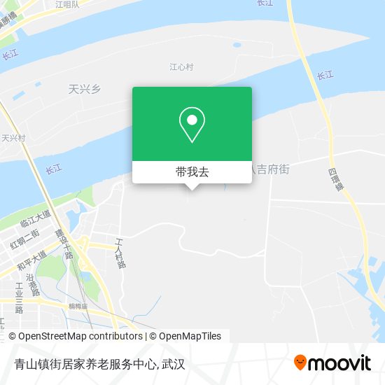 青山镇街居家养老服务中心地图