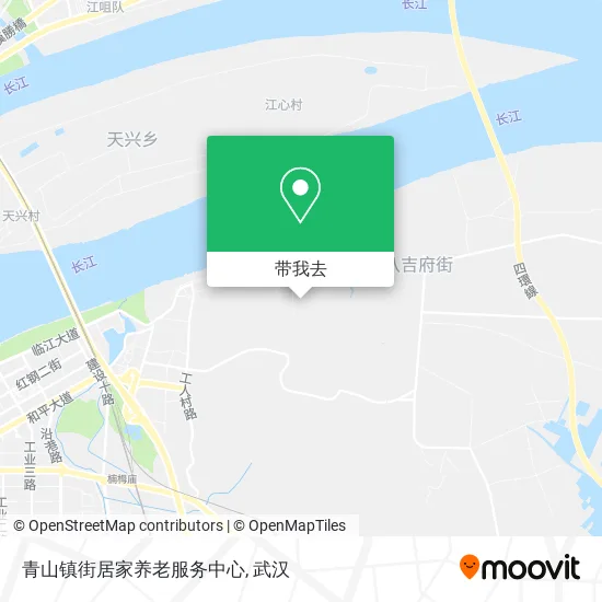 青山镇街居家养老服务中心地图