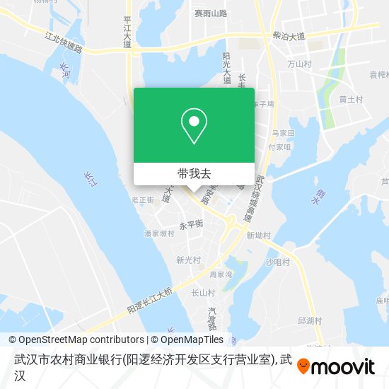 武汉市农村商业银行(阳逻经济开发区支行营业室)地图