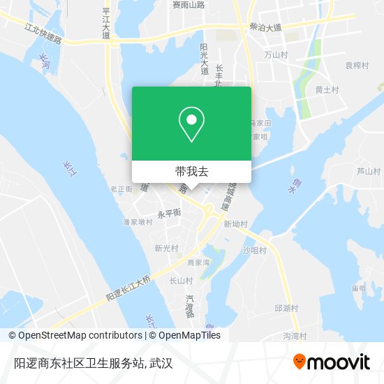 阳逻商东社区卫生服务站地图
