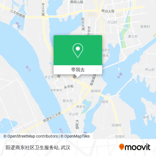 阳逻商东社区卫生服务站地图