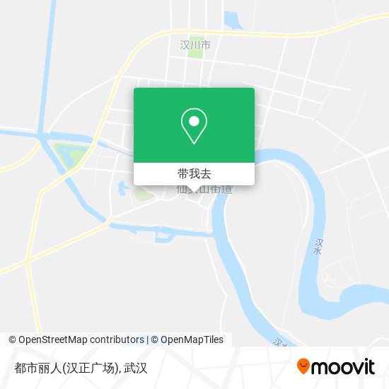 都市丽人(汉正广场)地图