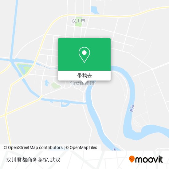 汉川君都商务宾馆地图