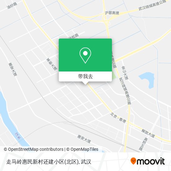走马岭惠民新村还建小区(北区)地图