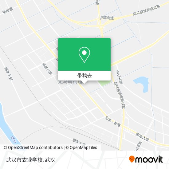 武汉市农业学校地图