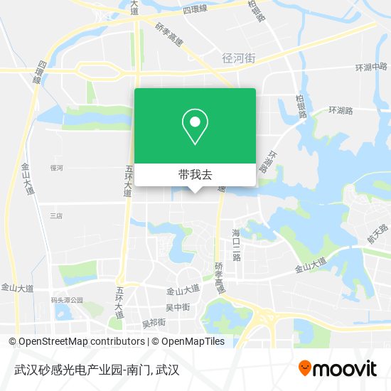 武汉砂感光电产业园-南门地图