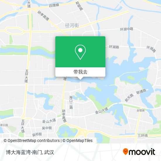 博大海蓝湾-南门地图