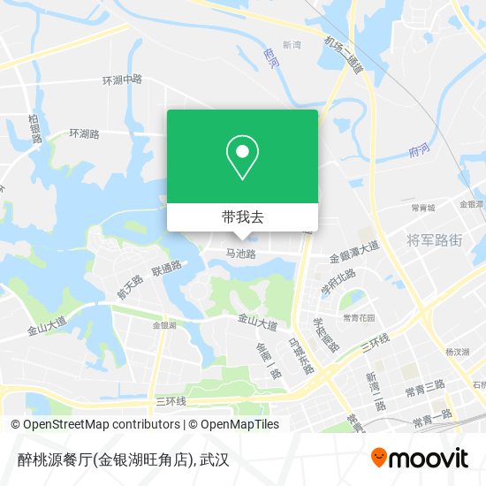 醉桃源餐厅(金银湖旺角店)地图
