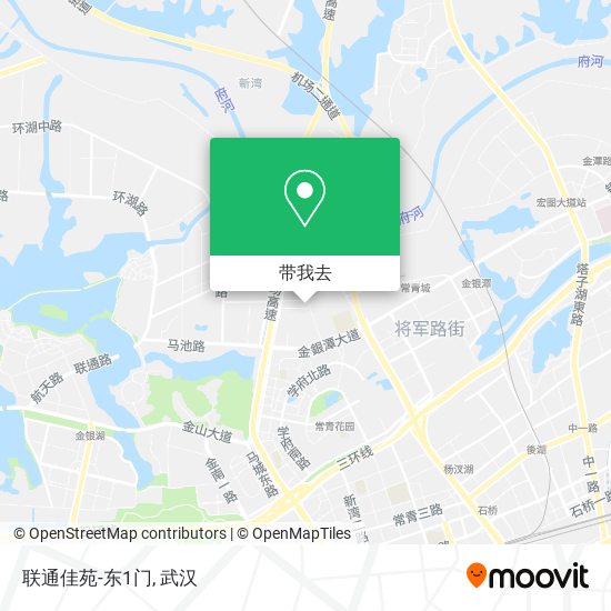 联通佳苑-东1门地图