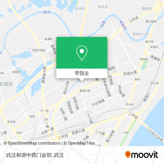 武汉和谐中西门诊部地图