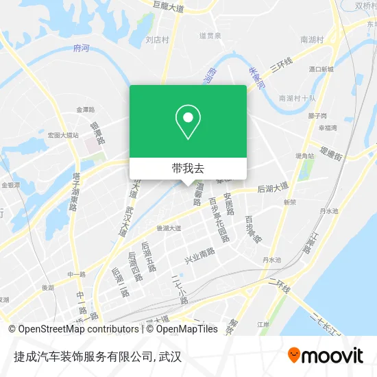 捷成汽车装饰服务有限公司地图
