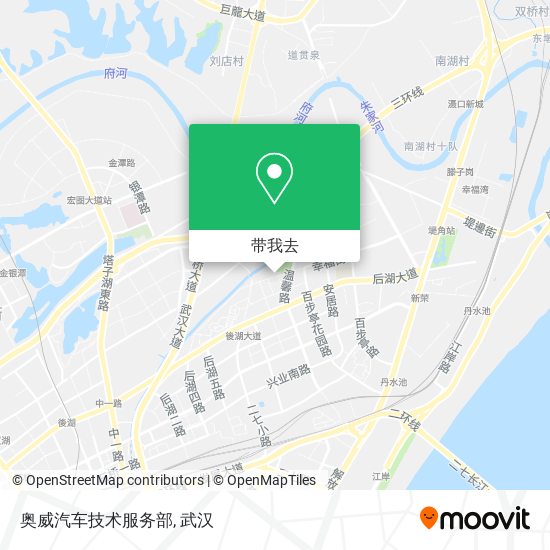 奥威汽车技术服务部地图