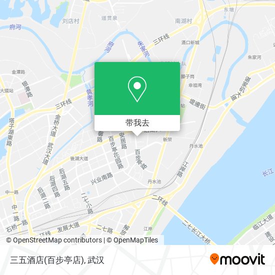 三五酒店(百步亭店)地图