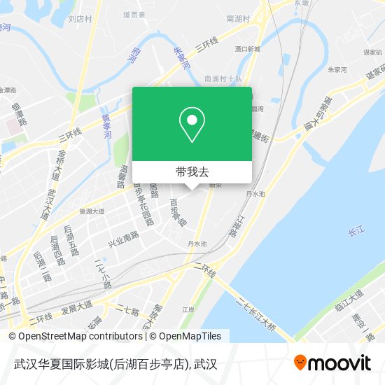武汉华夏国际影城(后湖百步亭店)地图
