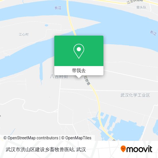 武汉市洪山区建设乡畜牧兽医站地图