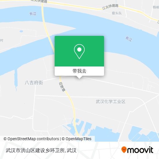 武汉市洪山区建设乡环卫所地图