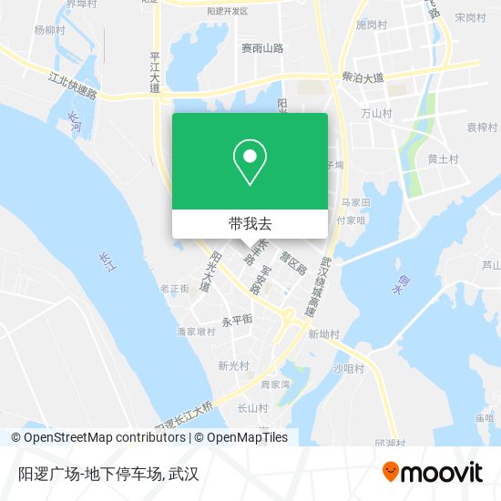 阳逻广场-地下停车场地图