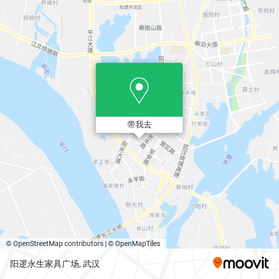 阳逻永生家具广场地图