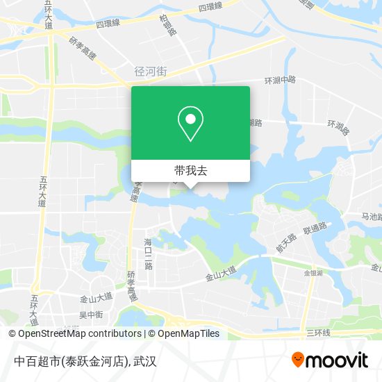 中百超市(泰跃金河店)地图