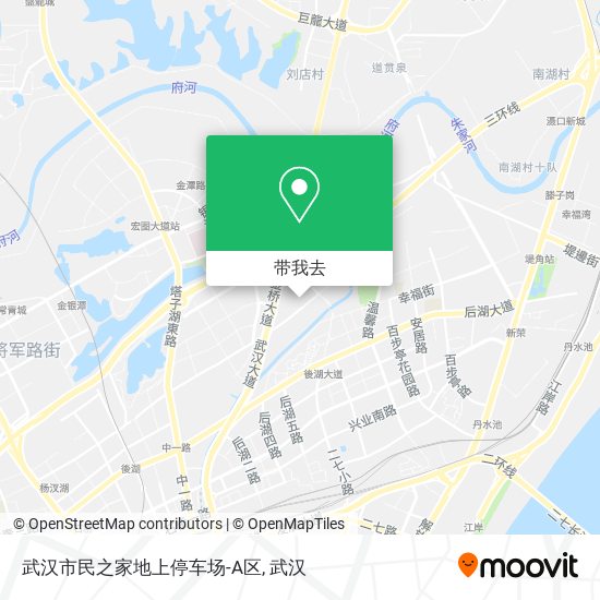 武汉市民之家地上停车场-A区地图