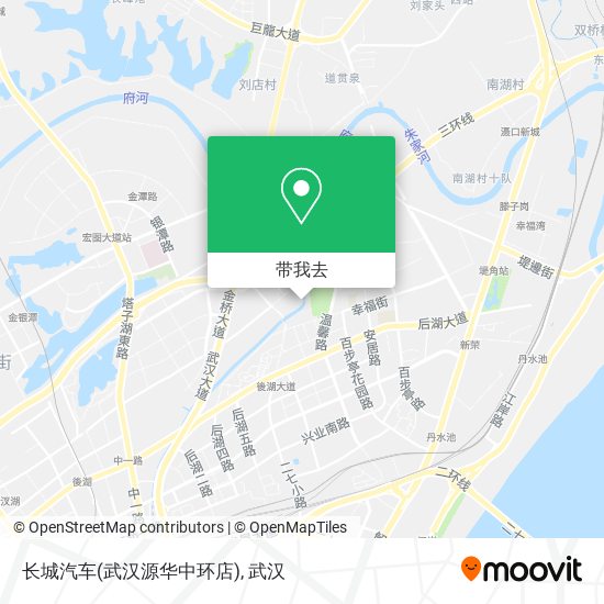 长城汽车(武汉源华中环店)地图