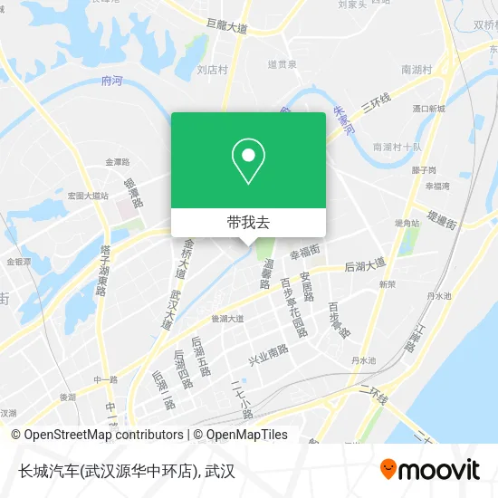 长城汽车(武汉源华中环店)地图