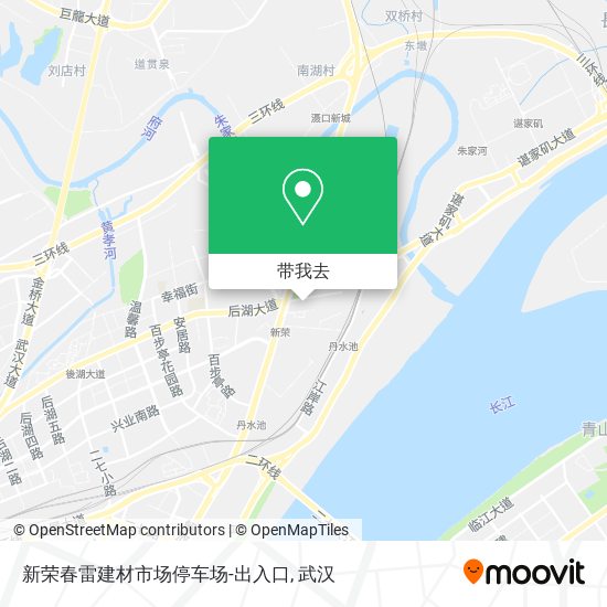 新荣春雷建材市场停车场-出入口地图