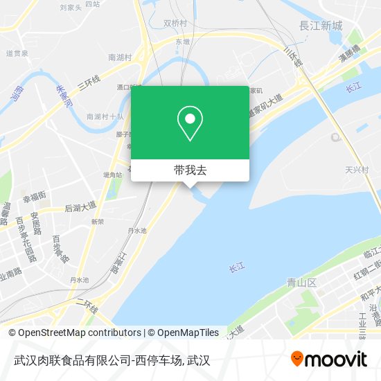 武汉肉联食品有限公司-西停车场地图