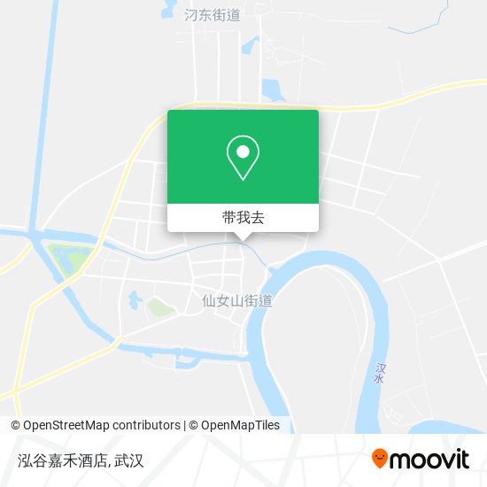 泓谷嘉禾酒店地图