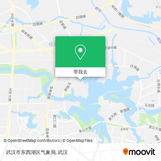 武汉市东西湖区气象局地图