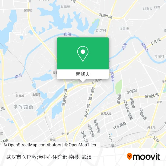 武汉市医疗救治中心住院部-南楼地图