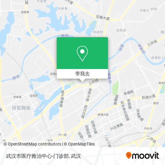 武汉市医疗救治中心-门诊部地图