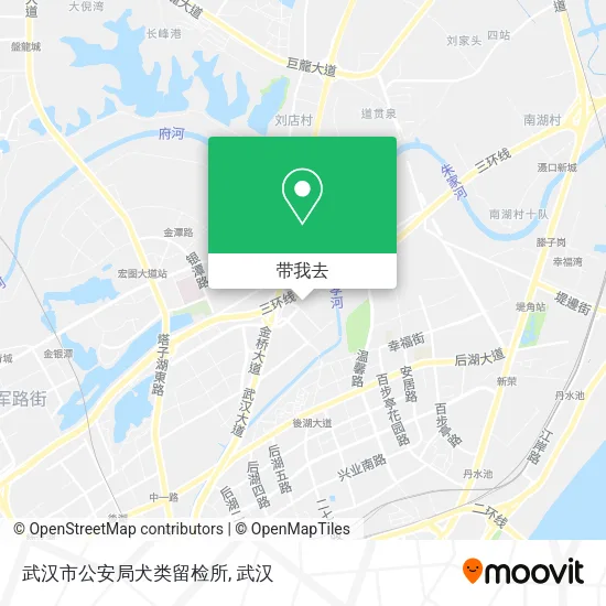 武汉市公安局犬类留检所地图