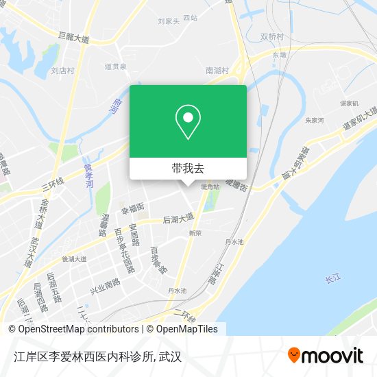 江岸区李爱林西医内科诊所地图