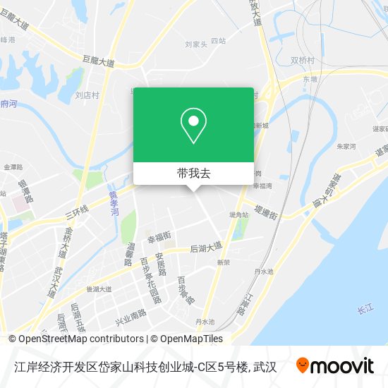 江岸经济开发区岱家山科技创业城-C区5号楼地图