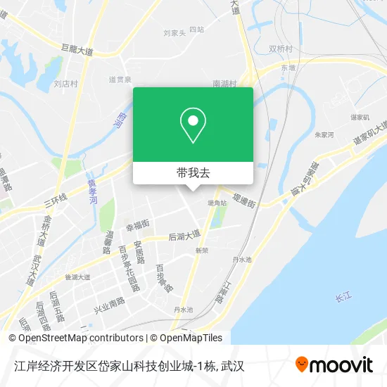 江岸经济开发区岱家山科技创业城-1栋地图