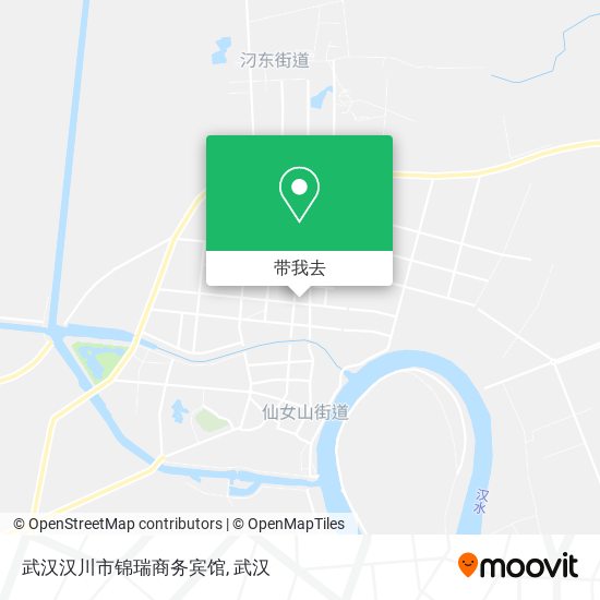 武汉汉川市锦瑞商务宾馆地图
