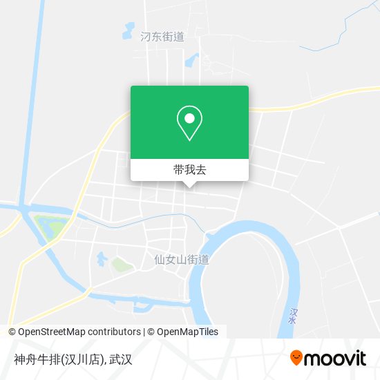 神舟牛排(汉川店)地图