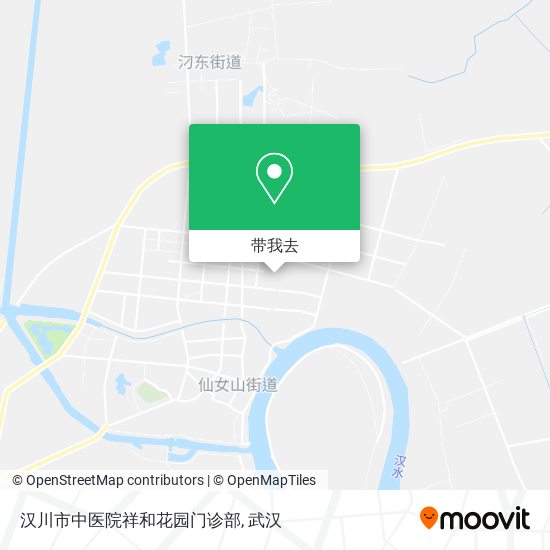 汉川市中医院祥和花园门诊部地图