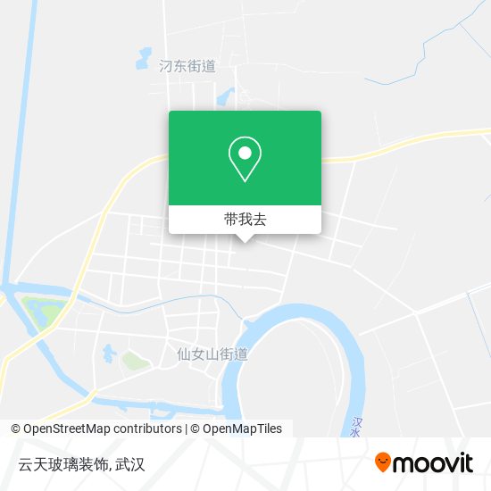 云天玻璃装饰地图