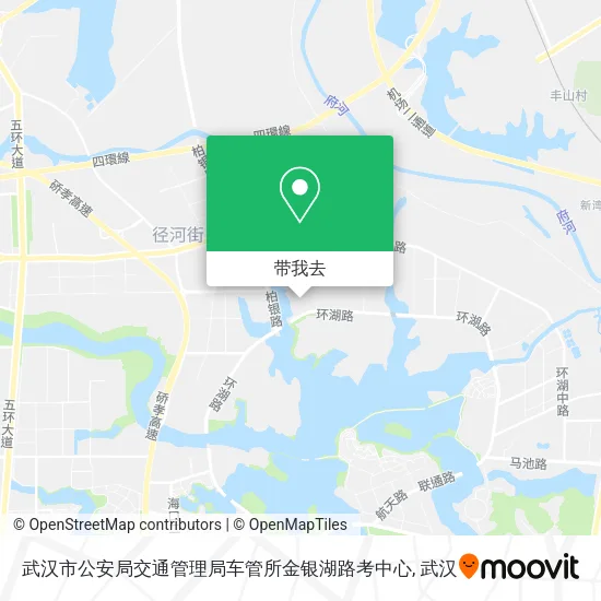 武汉市公安局交通管理局车管所金银湖路考中心地图