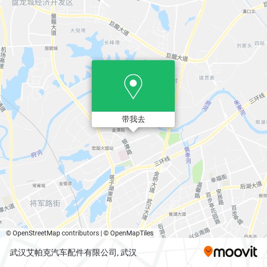 武汉艾帕克汽车配件有限公司地图
