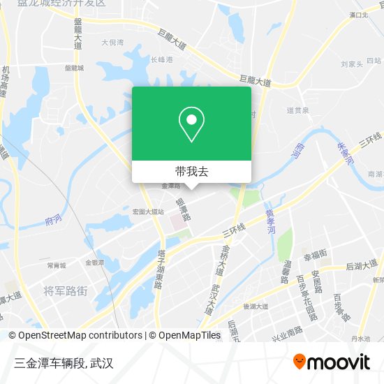 三金潭车辆段地图