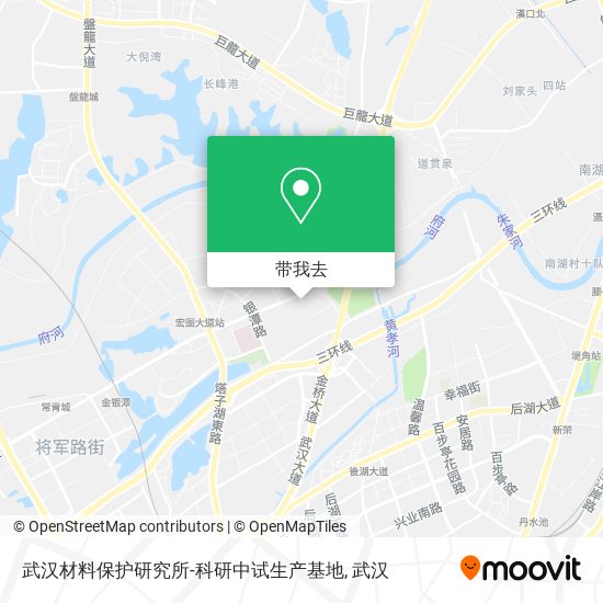 武汉材料保护研究所-科研中试生产基地地图