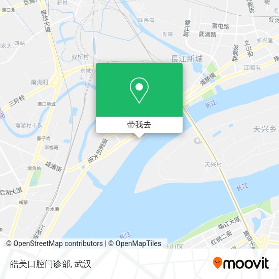 皓美口腔门诊部地图