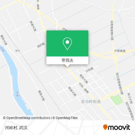 河岭村地图