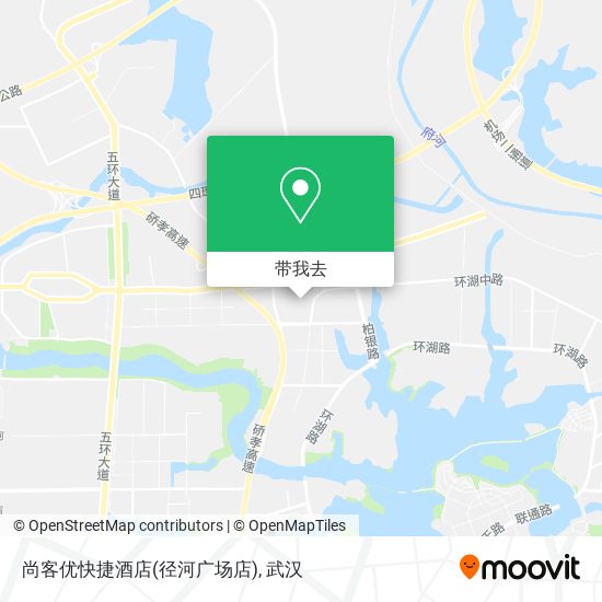 尚客优快捷酒店(径河广场店)地图