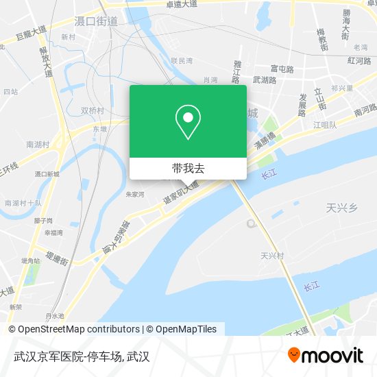 武汉京军医院-停车场地图
