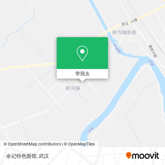 余记特色面馆地图